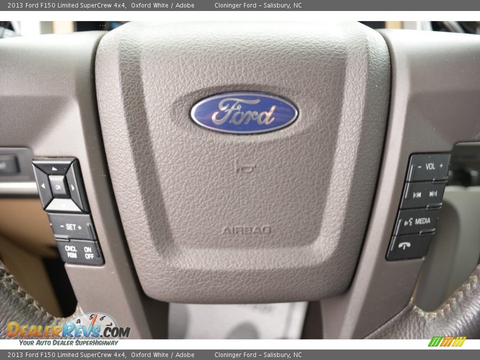 2013 Ford F150 Limited SuperCrew 4x4 Oxford White / Adobe Photo #22