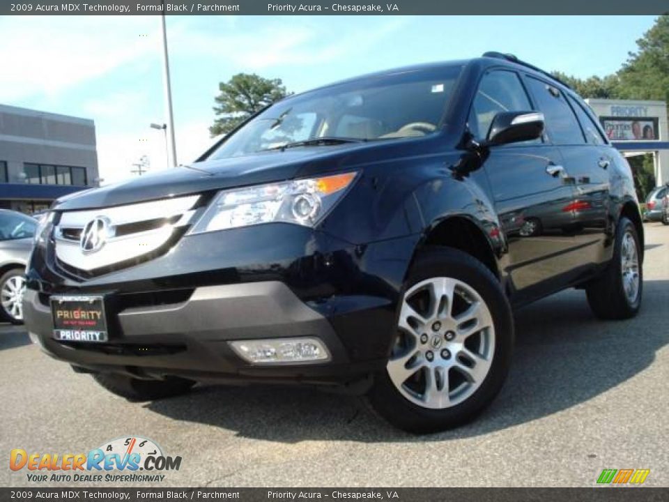 2009 Acura MDX Technology Formal Black / Parchment Photo #1