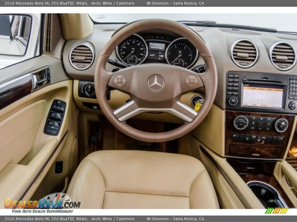 2010 Mercedes-Benz ML 350 BlueTEC 4Matic Arctic White / Cashmere Photo #4