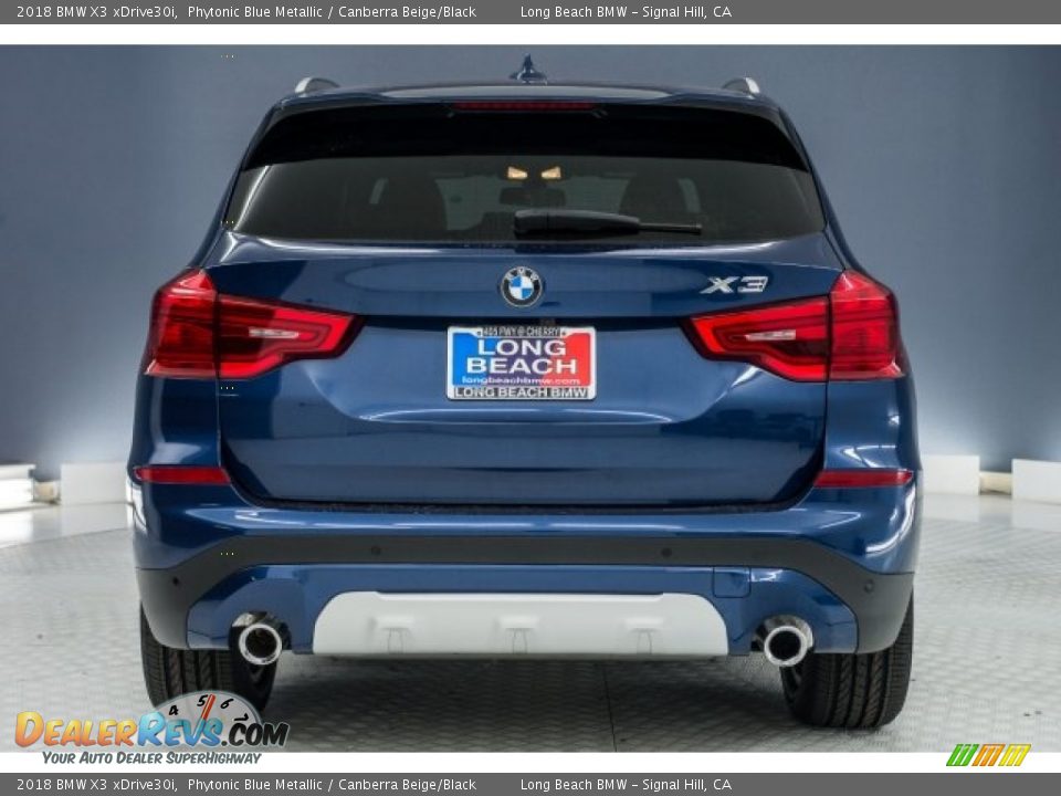 2018 BMW X3 xDrive30i Phytonic Blue Metallic / Canberra Beige/Black Photo #3