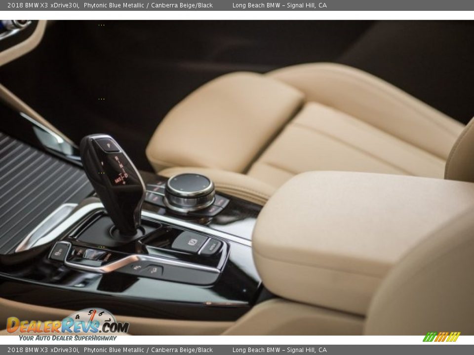 2018 BMW X3 xDrive30i Phytonic Blue Metallic / Canberra Beige/Black Photo #7