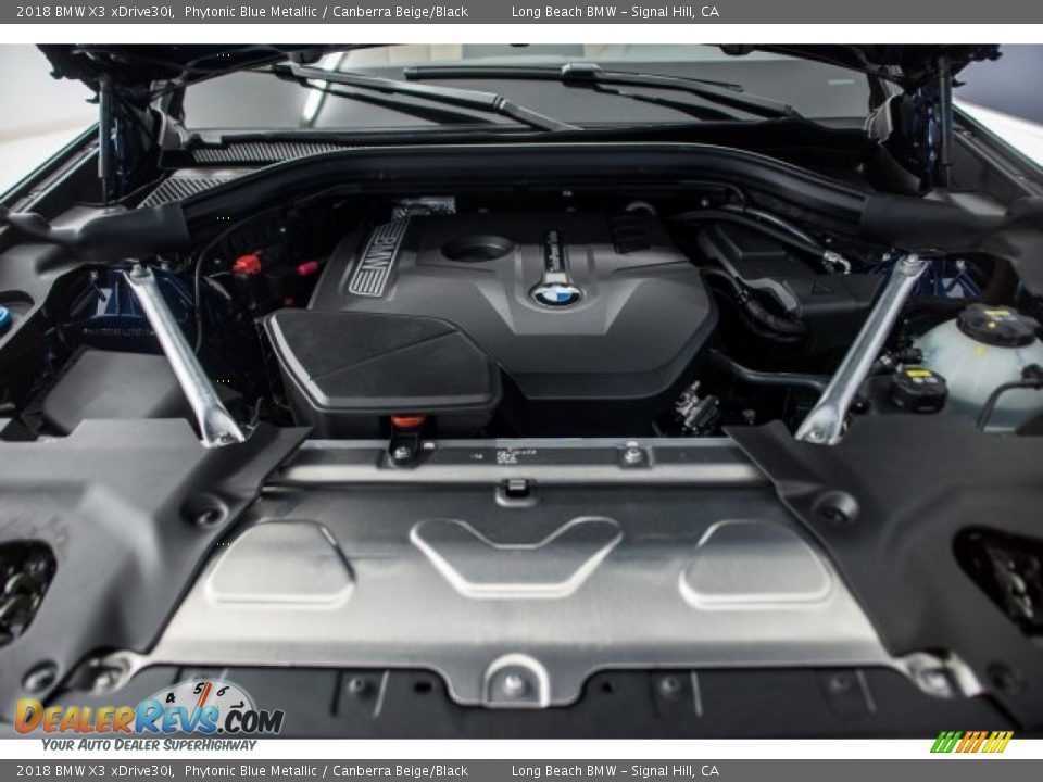 2018 BMW X3 xDrive30i Phytonic Blue Metallic / Canberra Beige/Black Photo #8