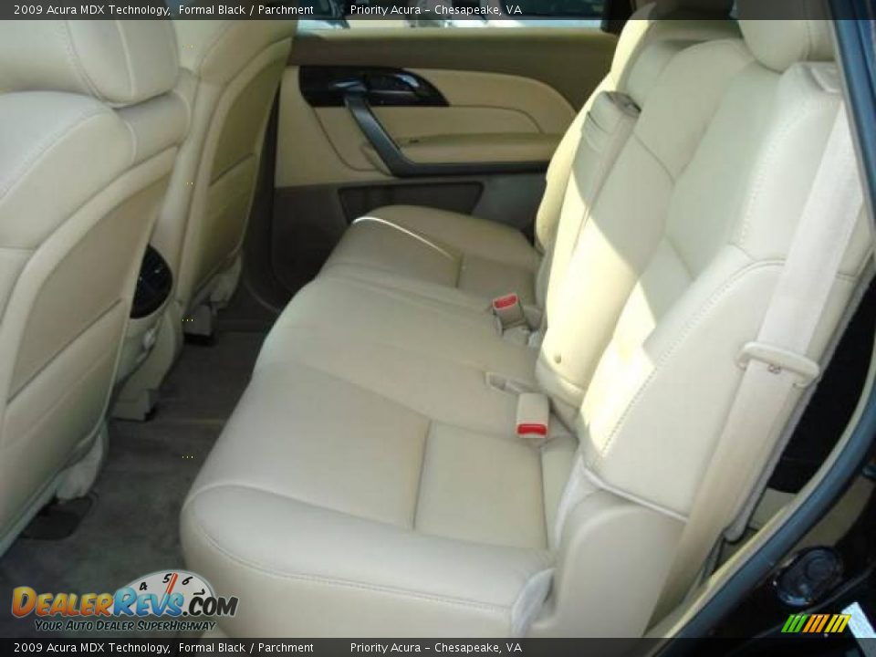 2009 Acura MDX Technology Formal Black / Parchment Photo #12