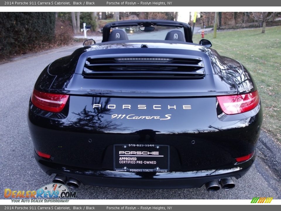2014 Porsche 911 Carrera S Cabriolet Black / Black Photo #5