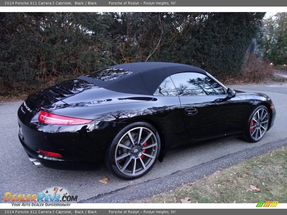 2014 Porsche 911 Carrera S Cabriolet Black / Black Photo #6