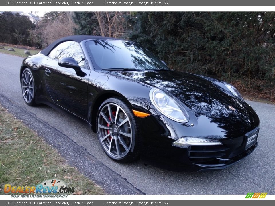 2014 Porsche 911 Carrera S Cabriolet Black / Black Photo #8
