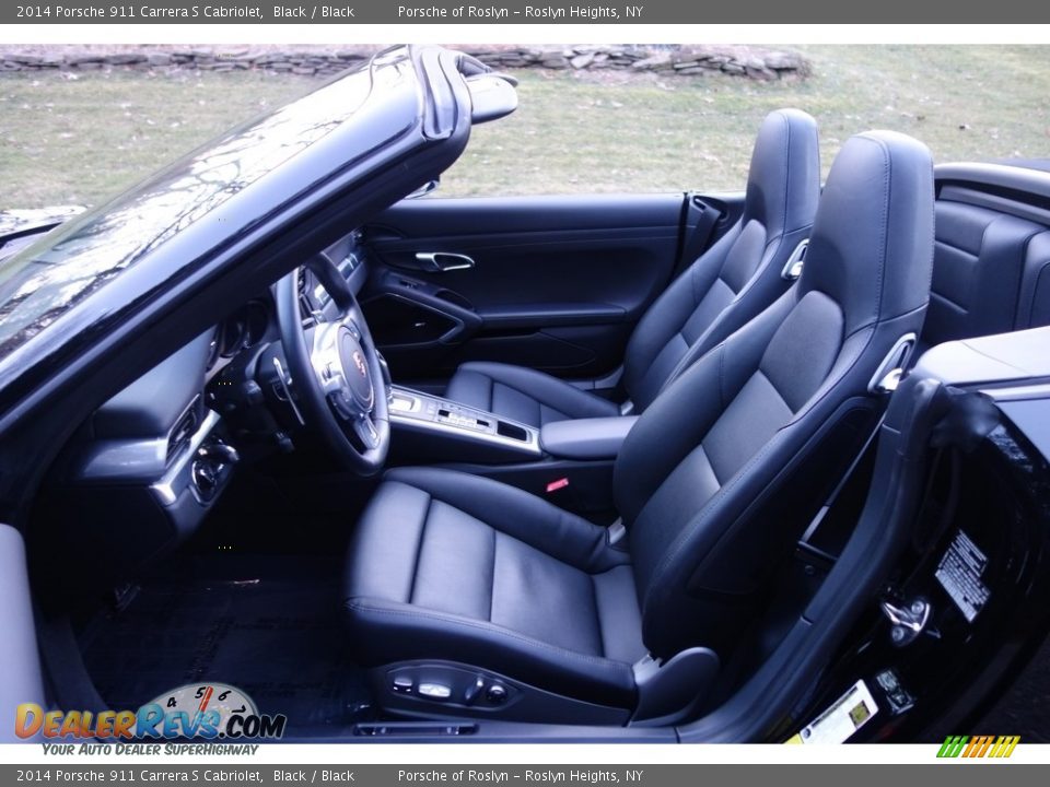 2014 Porsche 911 Carrera S Cabriolet Black / Black Photo #12