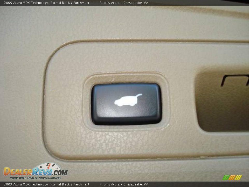 2009 Acura MDX Technology Formal Black / Parchment Photo #15