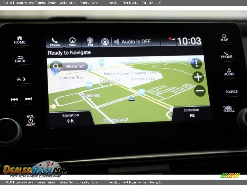 2018 Honda Accord Touring Sedan White Orchid Pearl / Ivory Photo #18