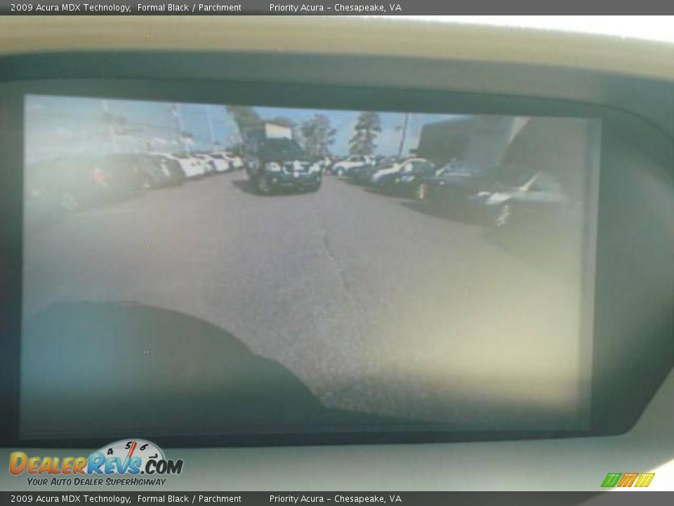2009 Acura MDX Technology Formal Black / Parchment Photo #19