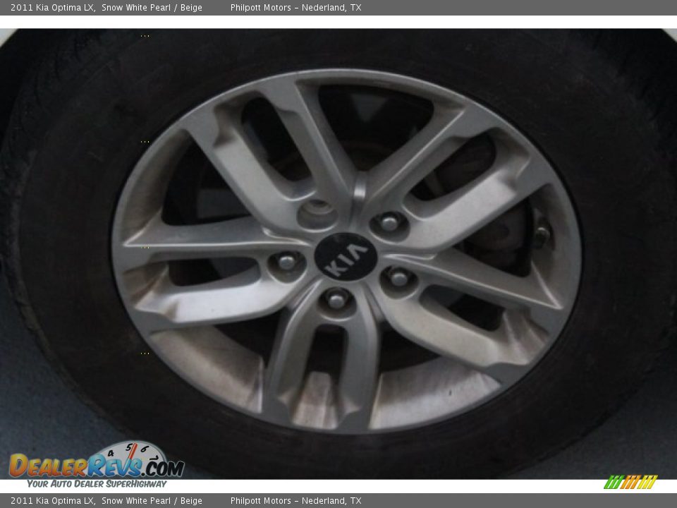 2011 Kia Optima LX Snow White Pearl / Beige Photo #5
