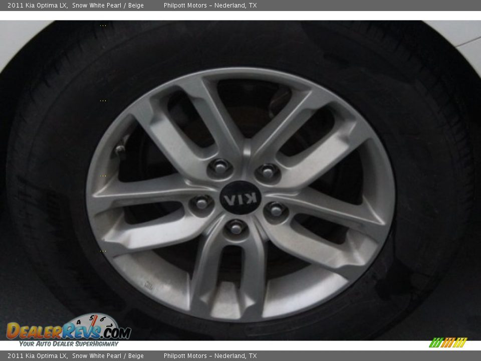 2011 Kia Optima LX Snow White Pearl / Beige Photo #6