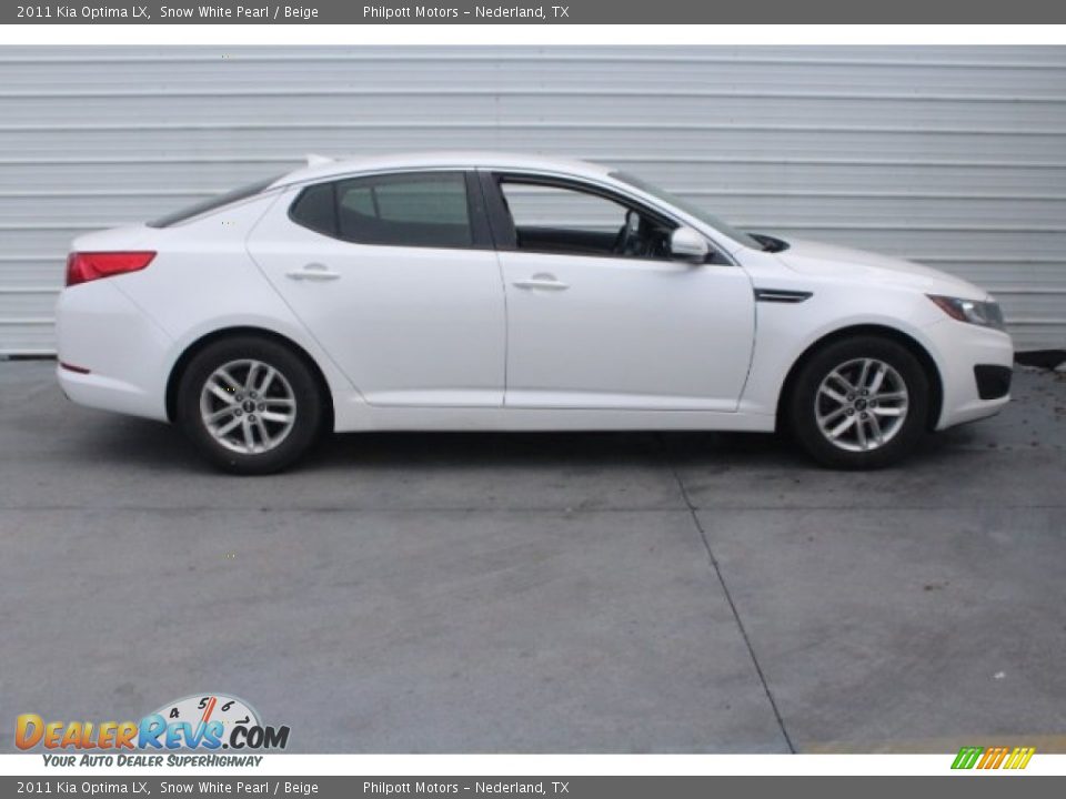 2011 Kia Optima LX Snow White Pearl / Beige Photo #11