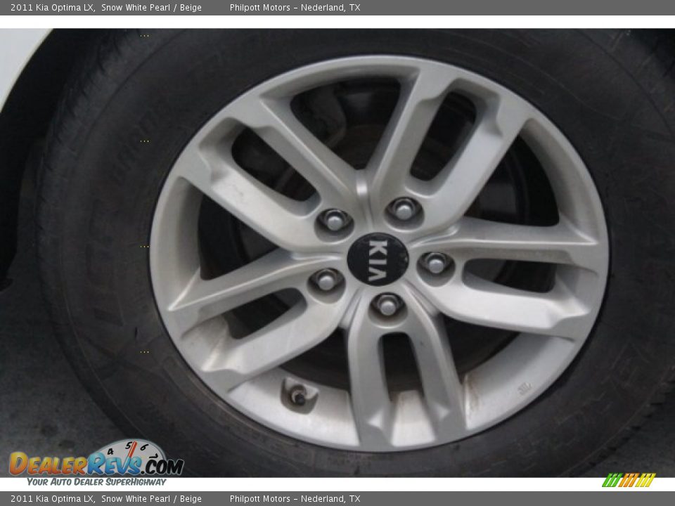 2011 Kia Optima LX Snow White Pearl / Beige Photo #12