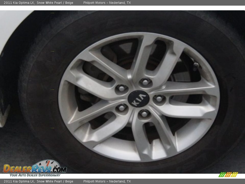 2011 Kia Optima LX Snow White Pearl / Beige Photo #13