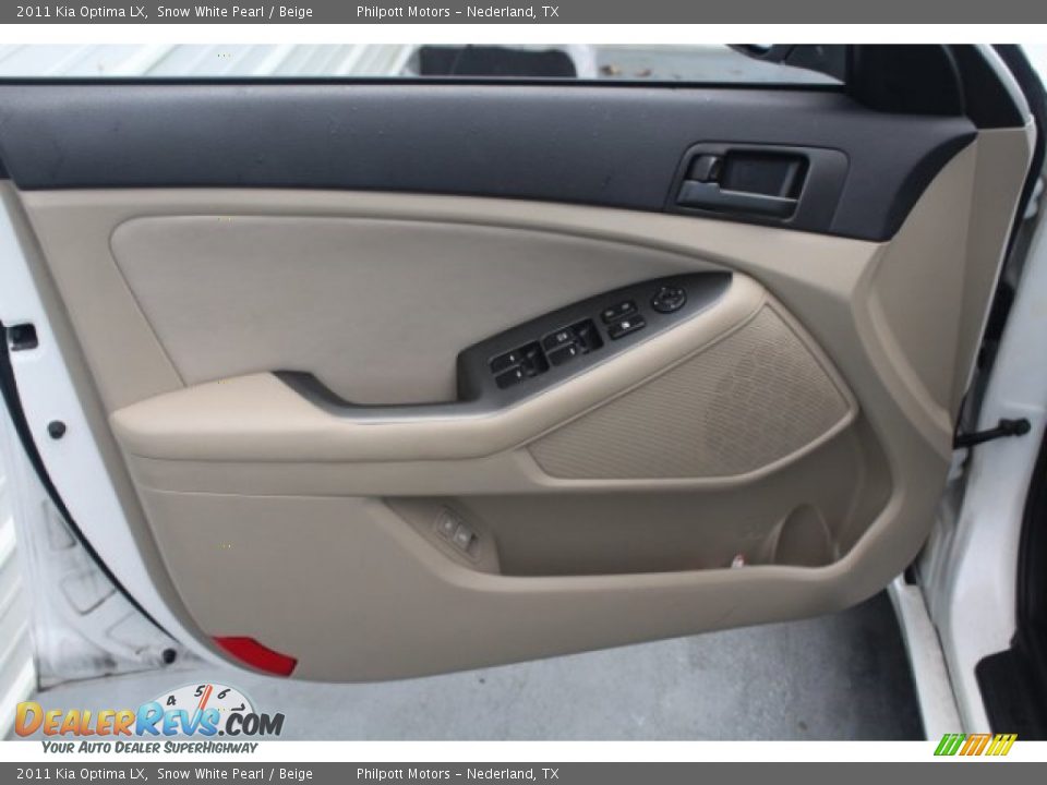 2011 Kia Optima LX Snow White Pearl / Beige Photo #14