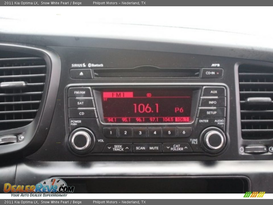 2011 Kia Optima LX Snow White Pearl / Beige Photo #17