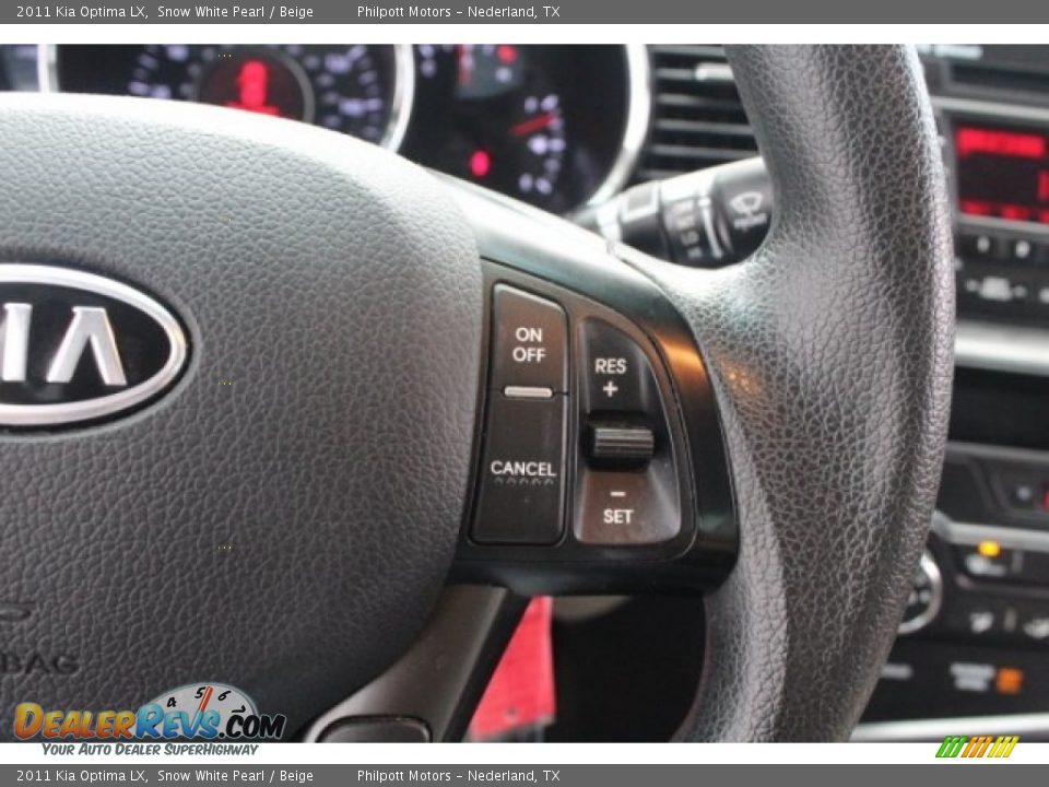 2011 Kia Optima LX Snow White Pearl / Beige Photo #21