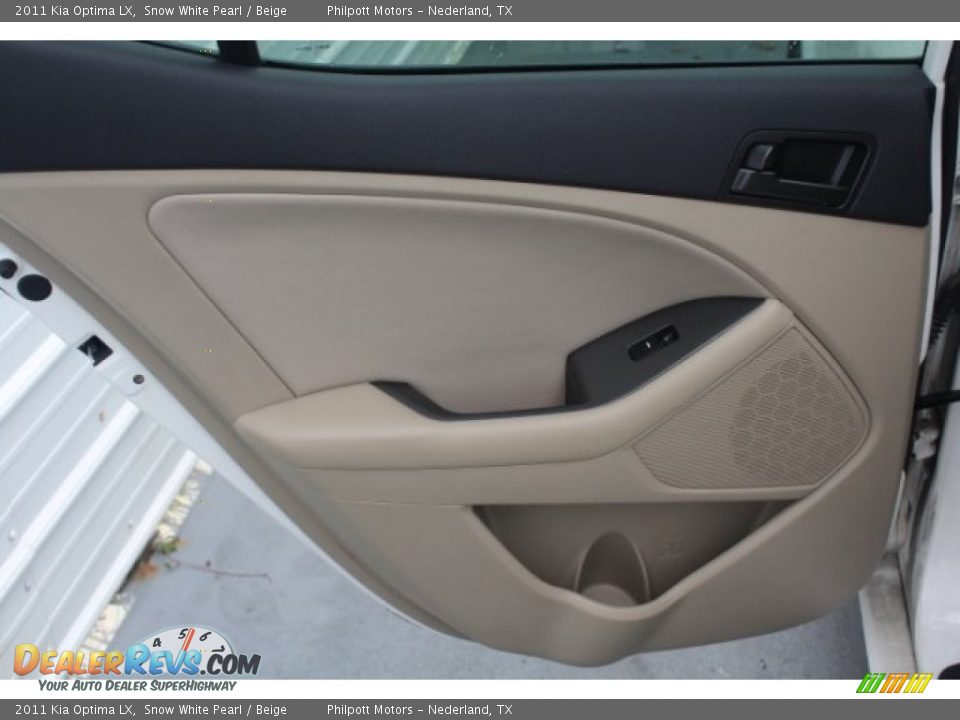 2011 Kia Optima LX Snow White Pearl / Beige Photo #22