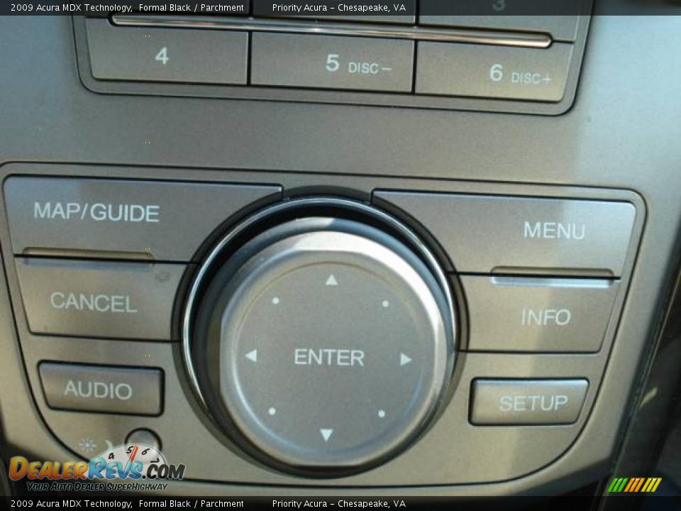 2009 Acura MDX Technology Formal Black / Parchment Photo #22