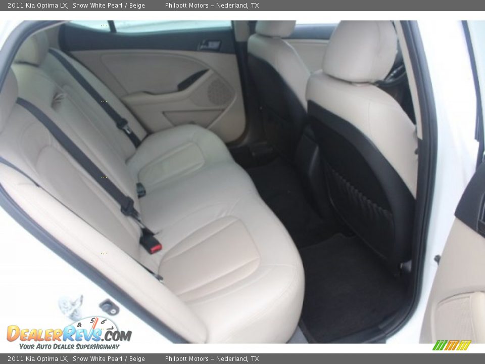 2011 Kia Optima LX Snow White Pearl / Beige Photo #28
