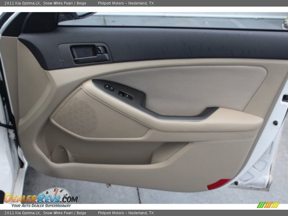 2011 Kia Optima LX Snow White Pearl / Beige Photo #29