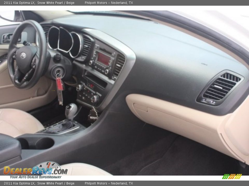 2011 Kia Optima LX Snow White Pearl / Beige Photo #30