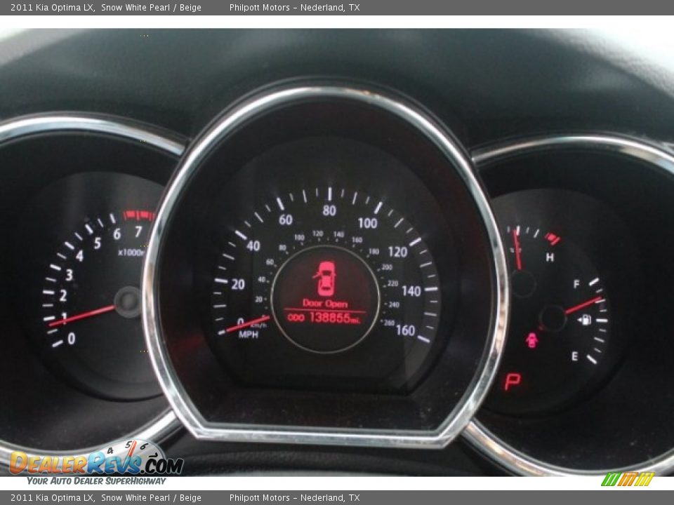 2011 Kia Optima LX Snow White Pearl / Beige Photo #32