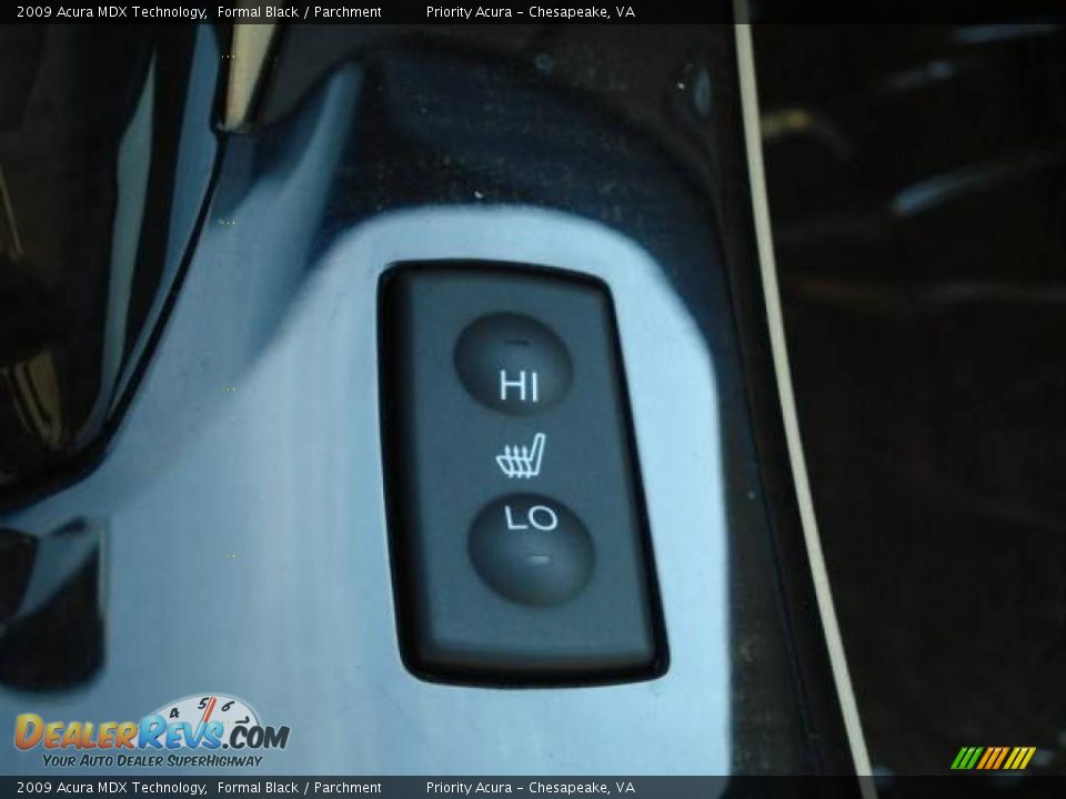 2009 Acura MDX Technology Formal Black / Parchment Photo #23