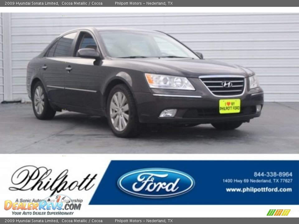 2009 Hyundai Sonata Limited Cocoa Metallic / Cocoa Photo #1