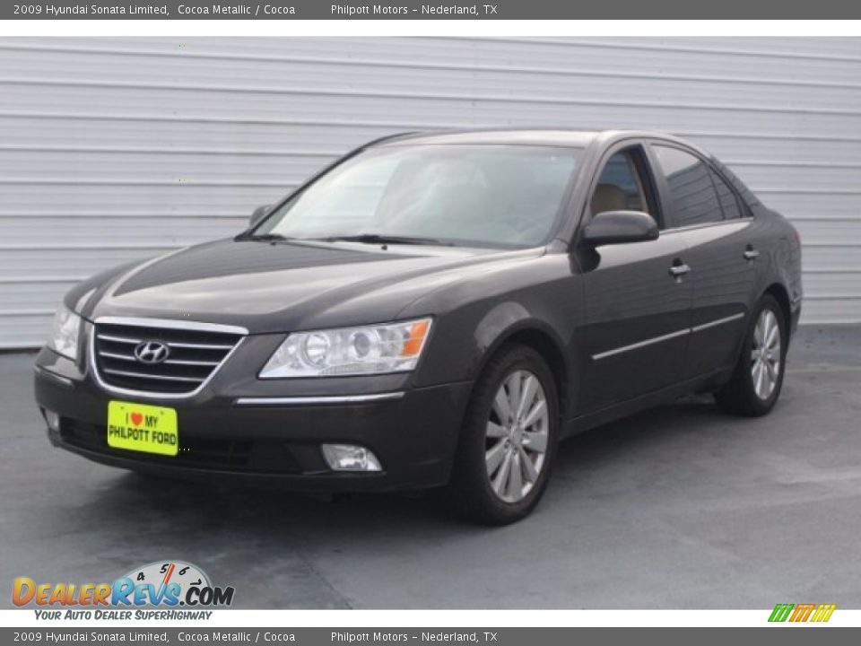 2009 Hyundai Sonata Limited Cocoa Metallic / Cocoa Photo #3