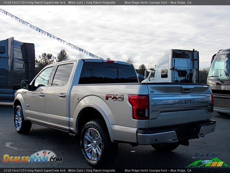 2018 Ford F150 King Ranch SuperCrew 4x4 White Gold / King Ranch Kingsville Photo #3