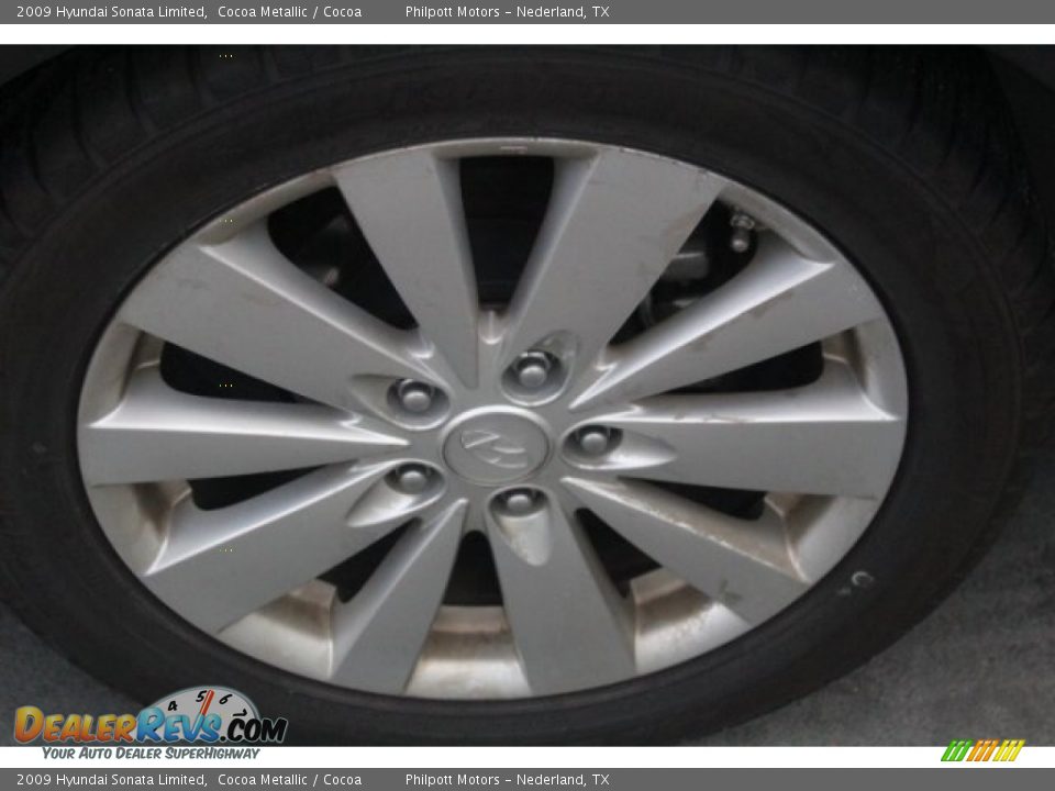 2009 Hyundai Sonata Limited Cocoa Metallic / Cocoa Photo #5