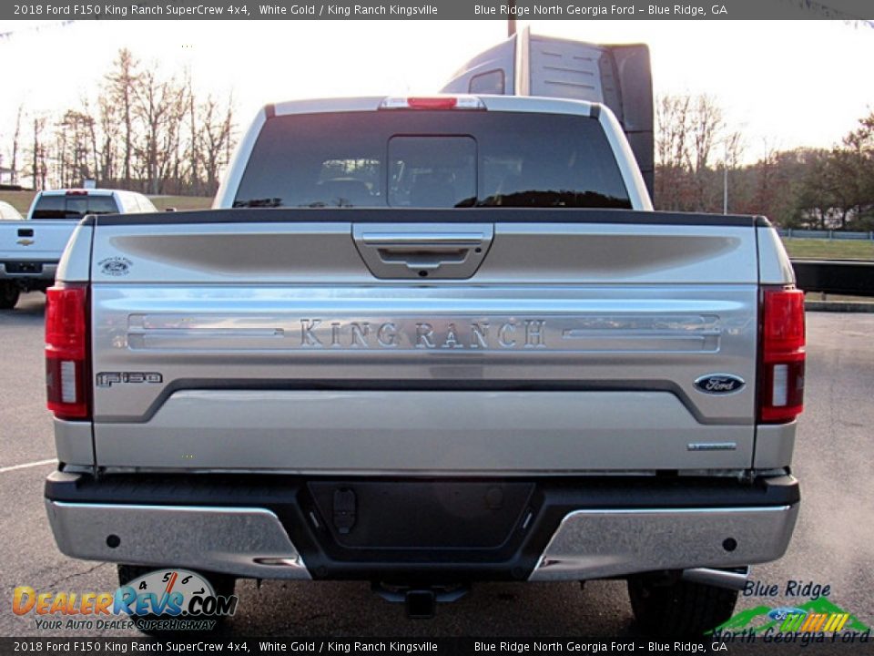 2018 Ford F150 King Ranch SuperCrew 4x4 White Gold / King Ranch Kingsville Photo #4