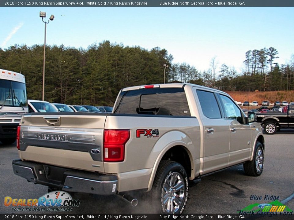 2018 Ford F150 King Ranch SuperCrew 4x4 White Gold / King Ranch Kingsville Photo #5