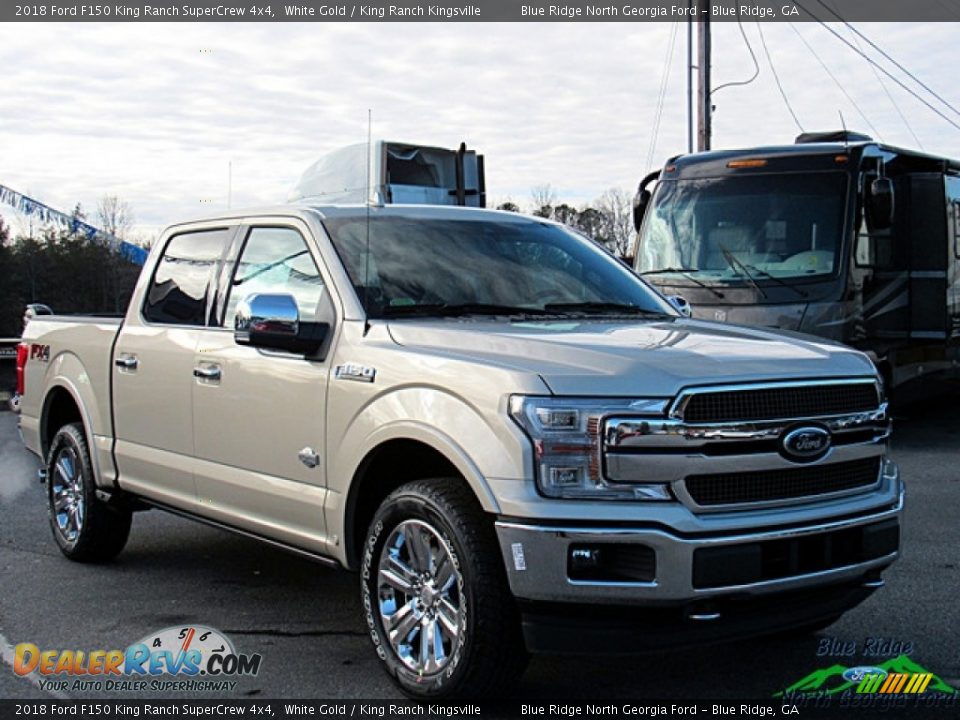 2018 Ford F150 King Ranch SuperCrew 4x4 White Gold / King Ranch Kingsville Photo #7