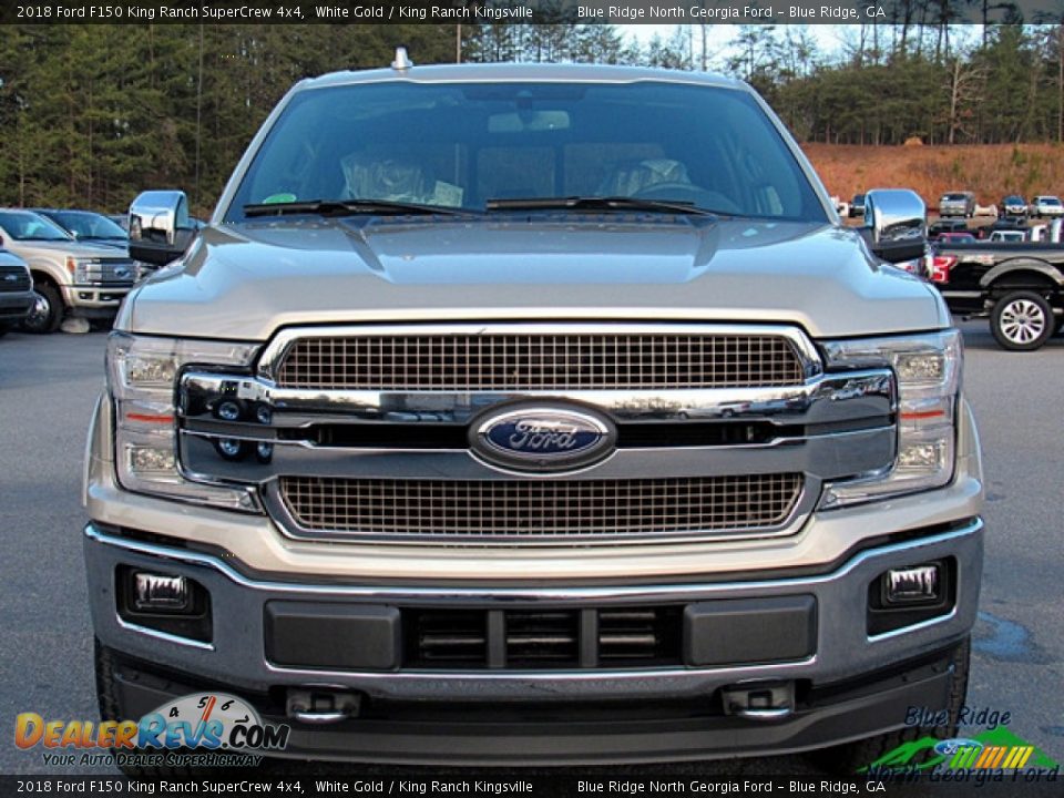 2018 Ford F150 King Ranch SuperCrew 4x4 White Gold / King Ranch Kingsville Photo #8