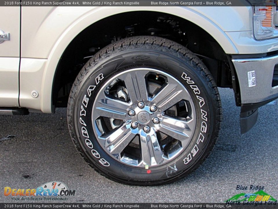 2018 Ford F150 King Ranch SuperCrew 4x4 White Gold / King Ranch Kingsville Photo #9