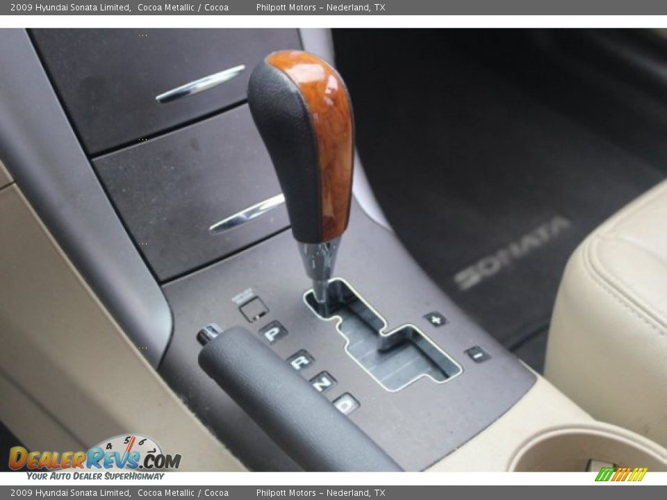 2009 Hyundai Sonata Limited Cocoa Metallic / Cocoa Photo #14