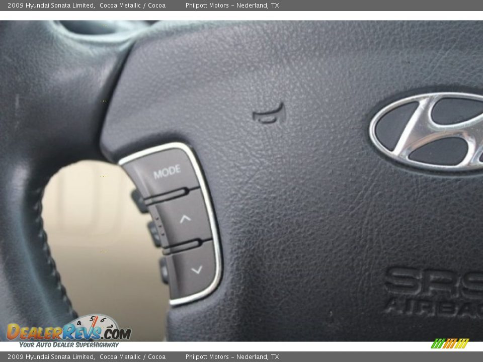 2009 Hyundai Sonata Limited Cocoa Metallic / Cocoa Photo #15