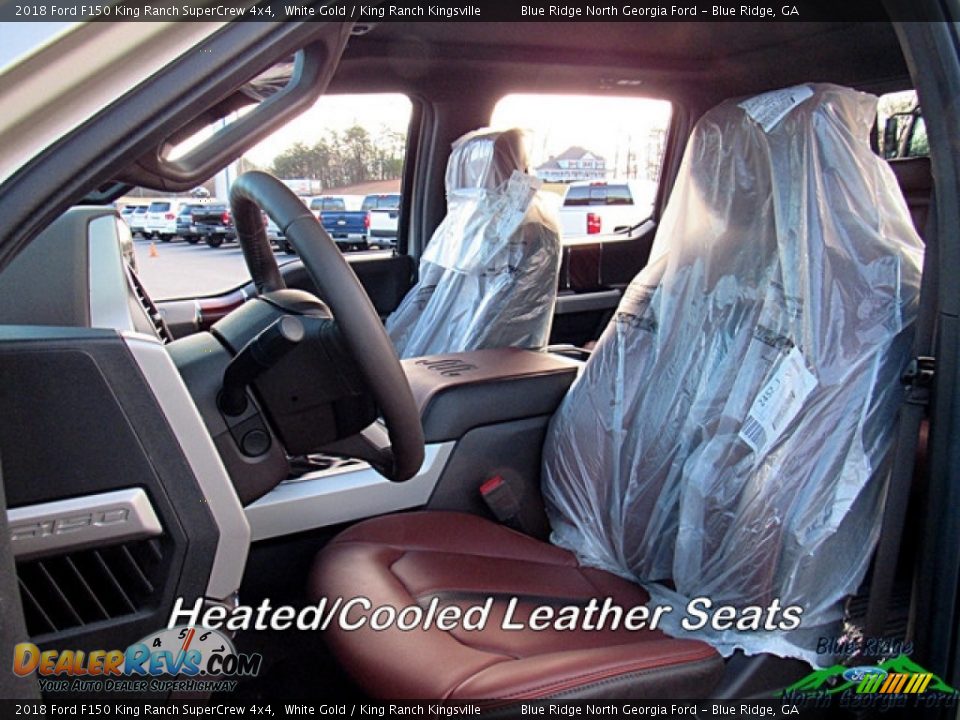 2018 Ford F150 King Ranch SuperCrew 4x4 White Gold / King Ranch Kingsville Photo #10