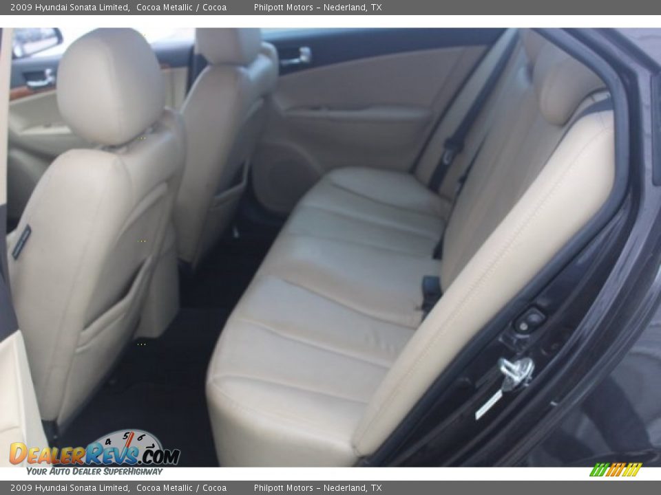 2009 Hyundai Sonata Limited Cocoa Metallic / Cocoa Photo #19