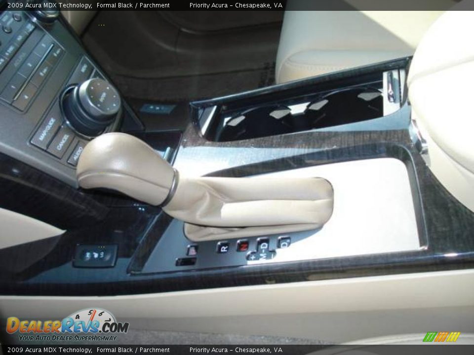 2009 Acura MDX Technology Formal Black / Parchment Photo #25