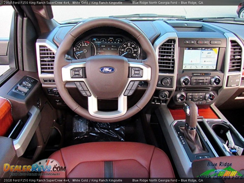 2018 Ford F150 King Ranch SuperCrew 4x4 White Gold / King Ranch Kingsville Photo #14