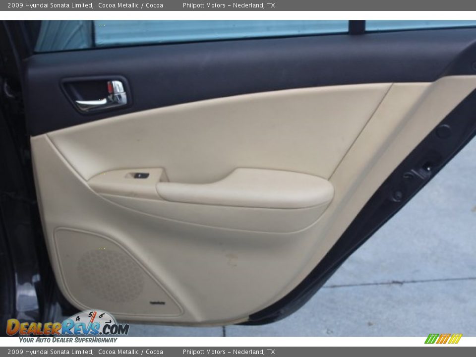 2009 Hyundai Sonata Limited Cocoa Metallic / Cocoa Photo #24