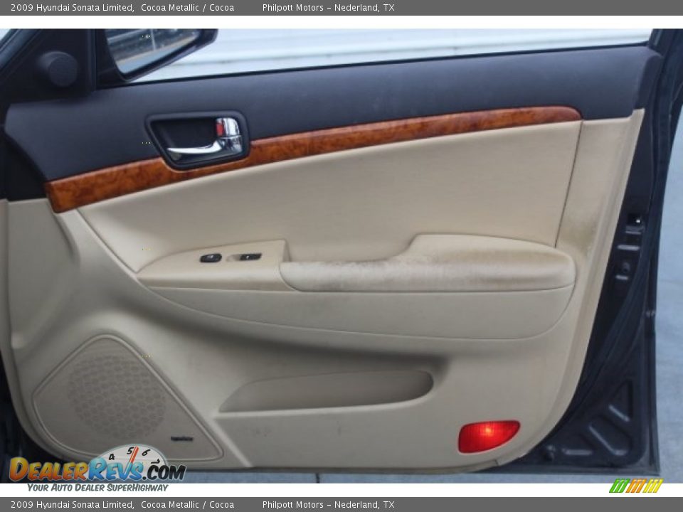 2009 Hyundai Sonata Limited Cocoa Metallic / Cocoa Photo #26