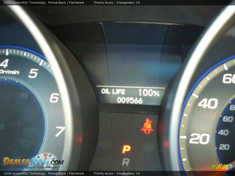 2009 Acura MDX Technology Formal Black / Parchment Photo #26