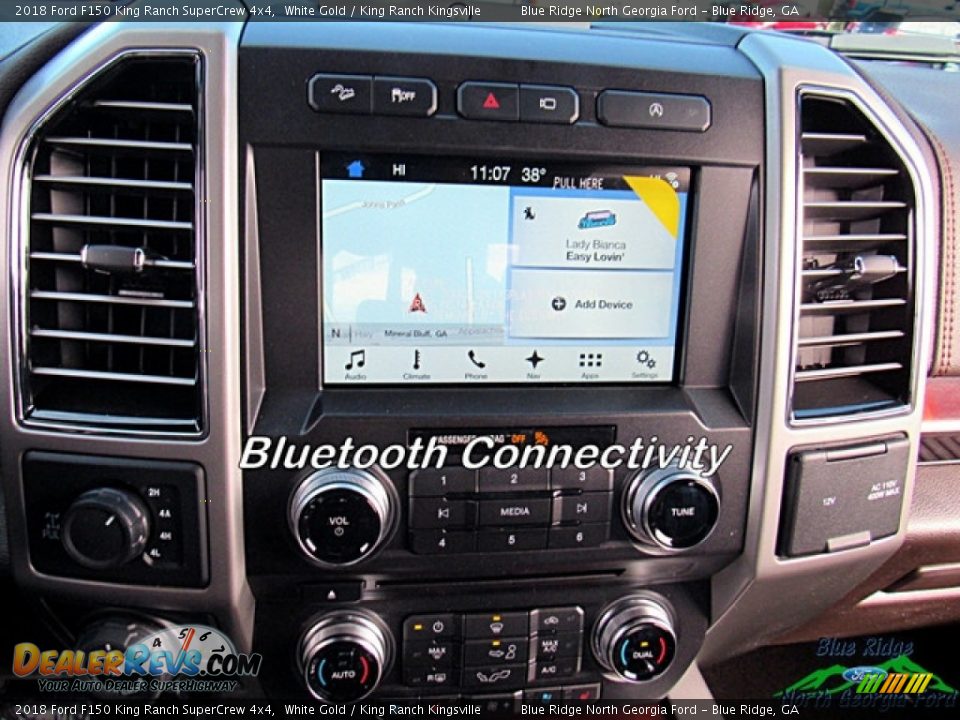2018 Ford F150 King Ranch SuperCrew 4x4 White Gold / King Ranch Kingsville Photo #18