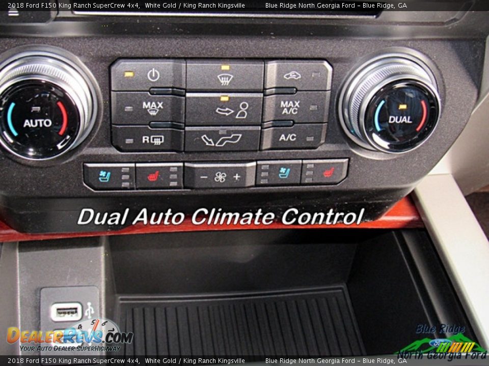 2018 Ford F150 King Ranch SuperCrew 4x4 White Gold / King Ranch Kingsville Photo #22