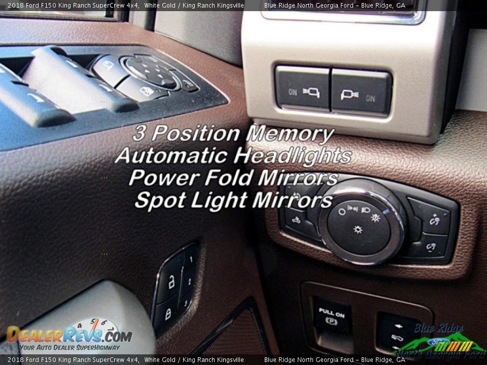 2018 Ford F150 King Ranch SuperCrew 4x4 White Gold / King Ranch Kingsville Photo #24
